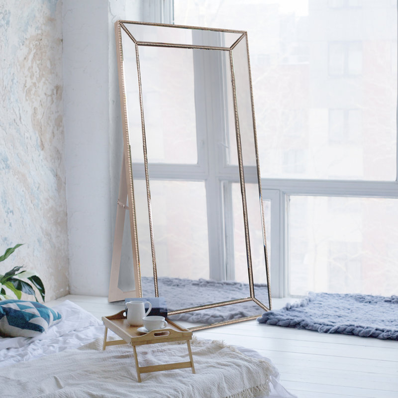 House of Hampton® Ashton Traditional Beveled Full Length Mirror Wayfair